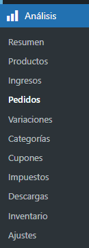 Análisis de ventas en WooCommerce